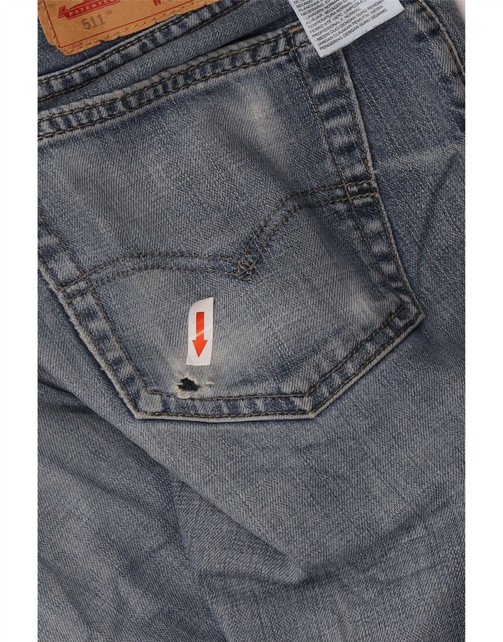 Jeans Levi's Uomo 511 Slim W33 L34 Cotone Blu
