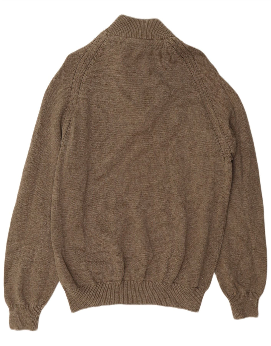 Maglione da uomo Marks & Spencer con bottoni e collo XL in cotone marrone
