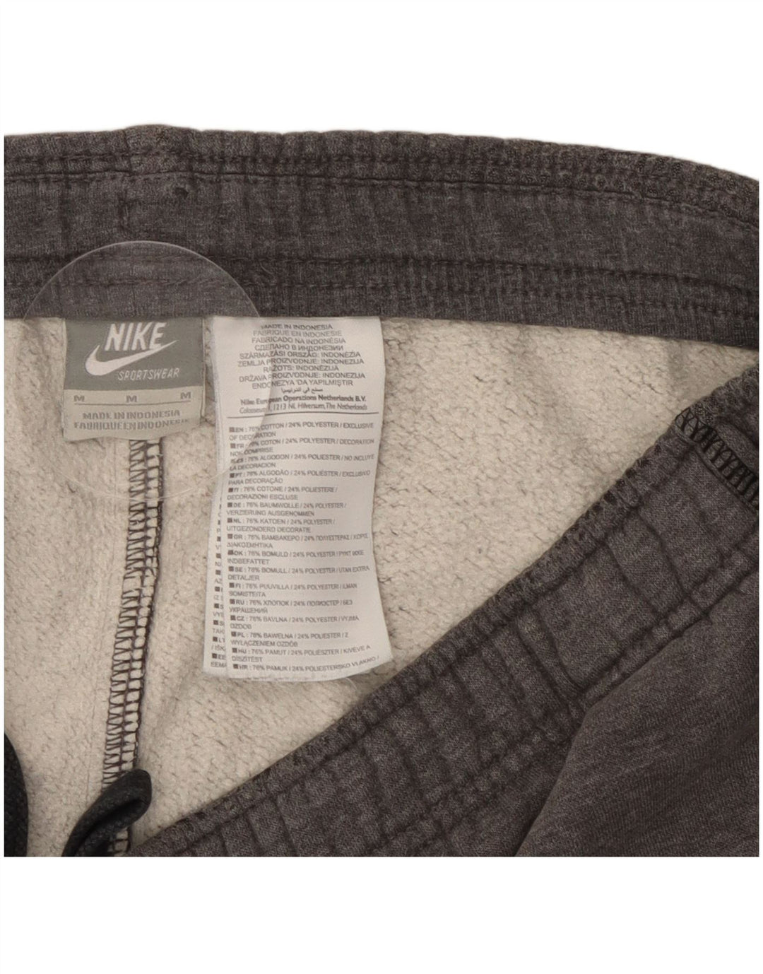Pantaloni da tuta da uomo Nike Joggers in cotone grigio medio