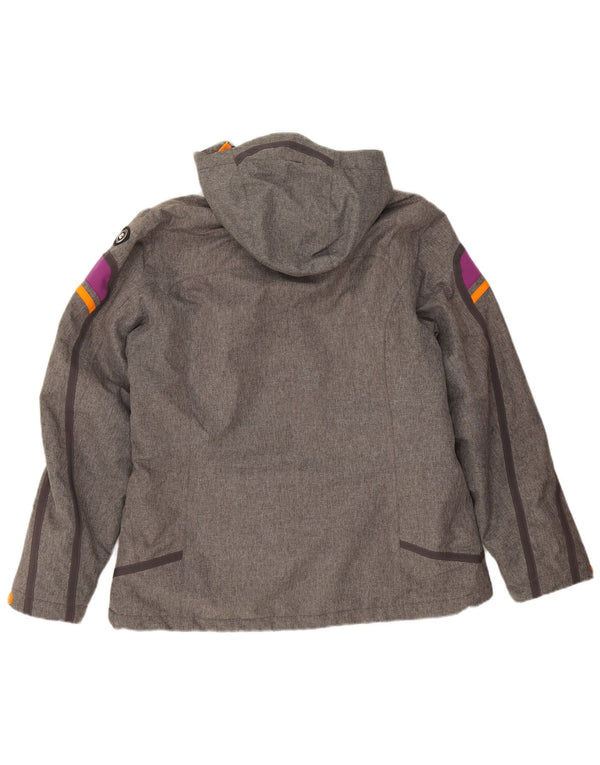 Giacca a vento con cappuccio da donna Killtec IT 44 Medium Grey Colourblock