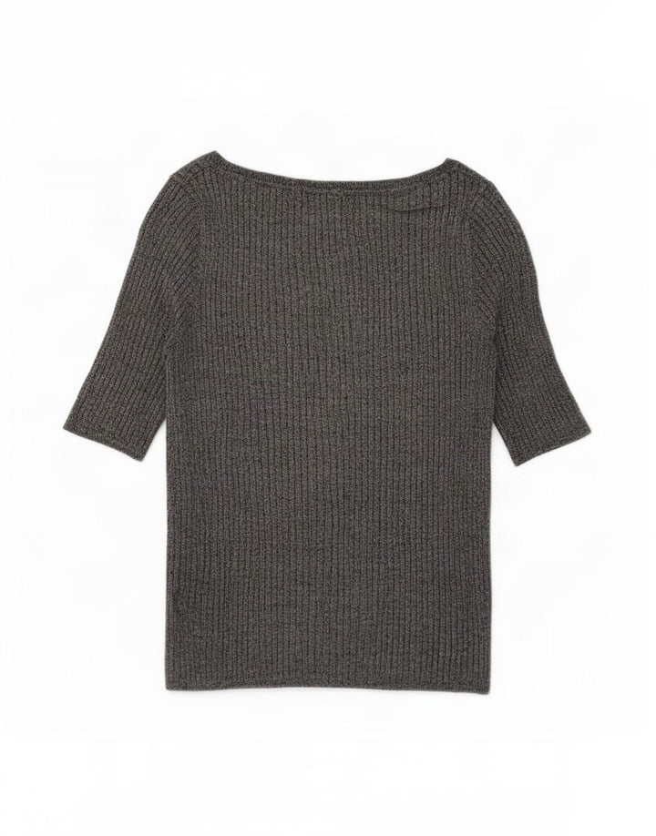 Top camicetta da donna Marks & Spencer UK 14 Viscosa grigio medio