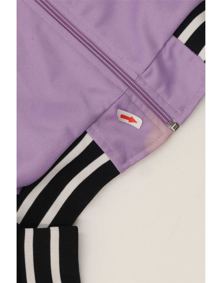 Giacca da tuta da donna Kappa UK 16 Large Viola Colourblock Poliestere