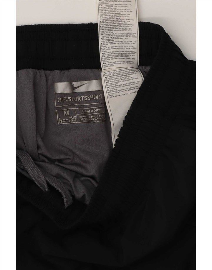 Pantaloncini sportivi Nike da uomo medio nero in poliestere