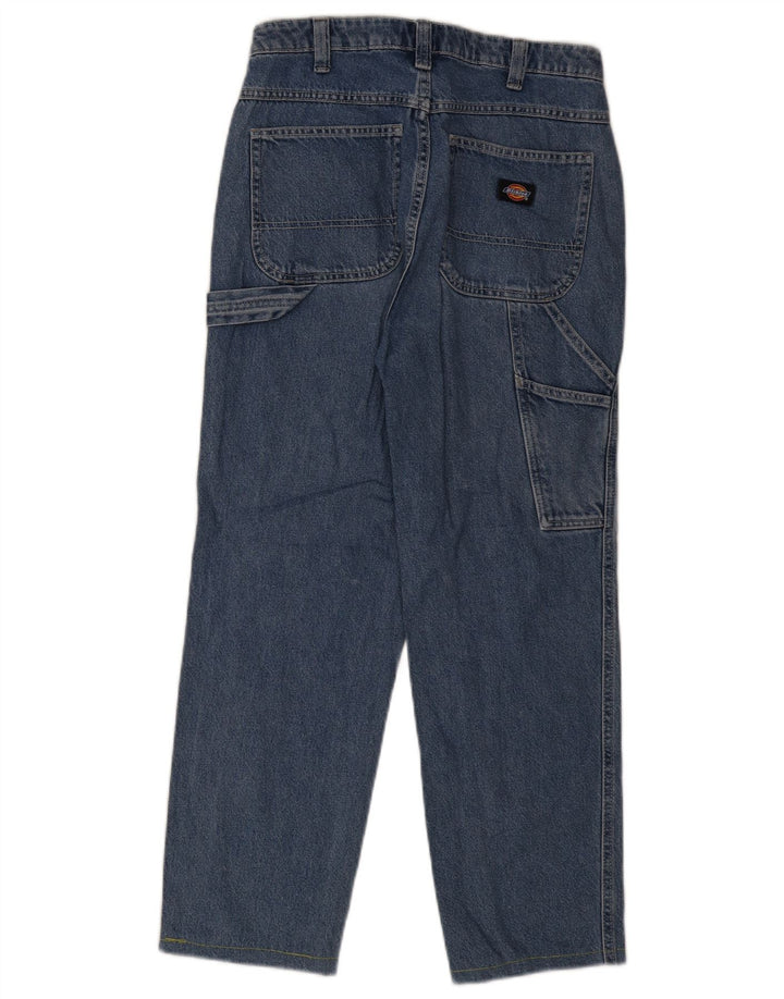Jeans dritti cargo da donna Dickies W27 L26 Blu