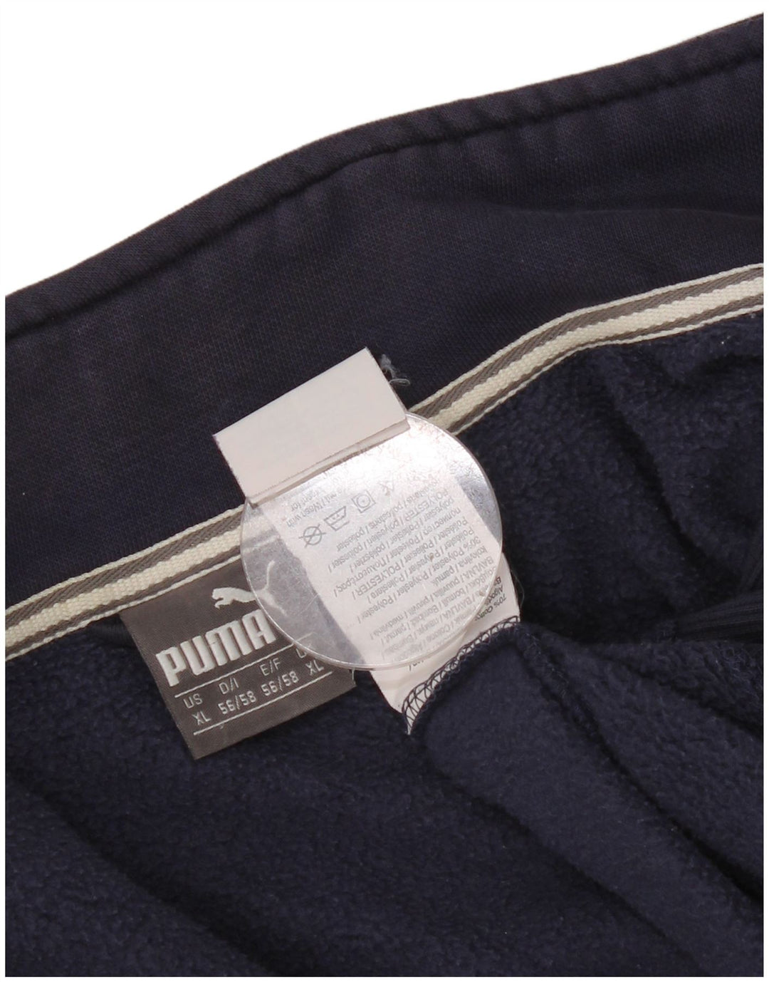 Giacca sportiva da uomo Puma XL in cotone blu navy