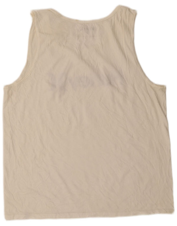 Canotta grafica da uomo HURLEY XL in cotone bianco