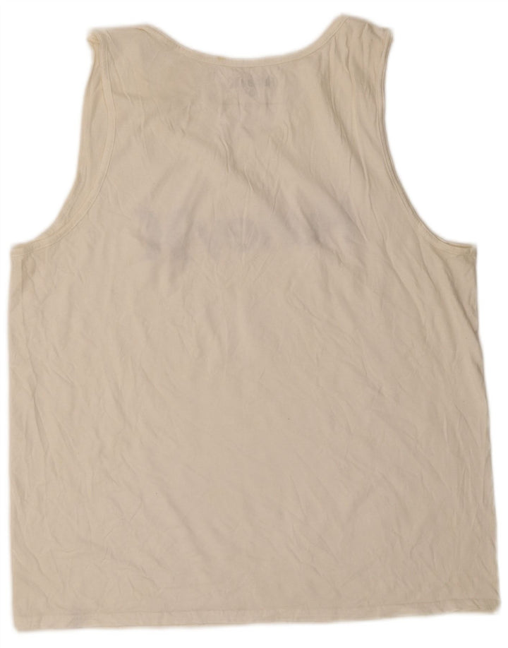 Canotta grafica da uomo HURLEY XL in cotone bianco