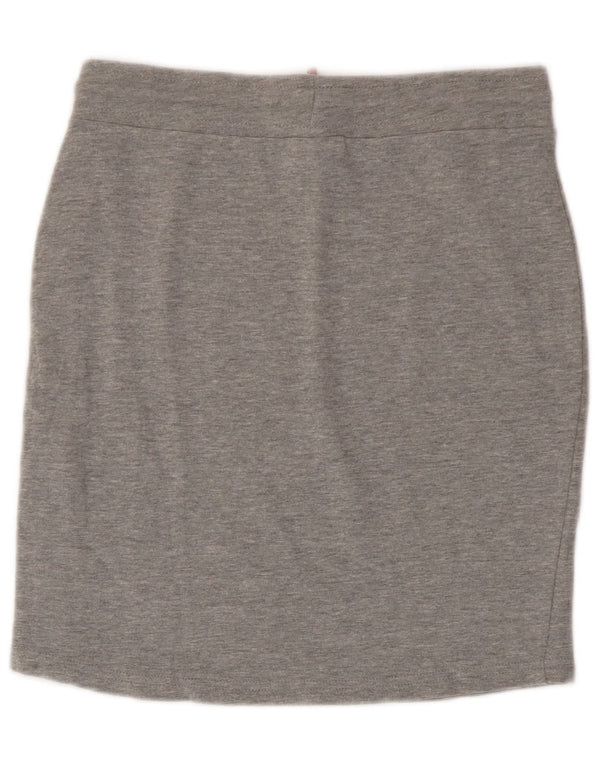 Gonna da donna Kangaroos UK 10 piccola in cotone chiazzato grigio