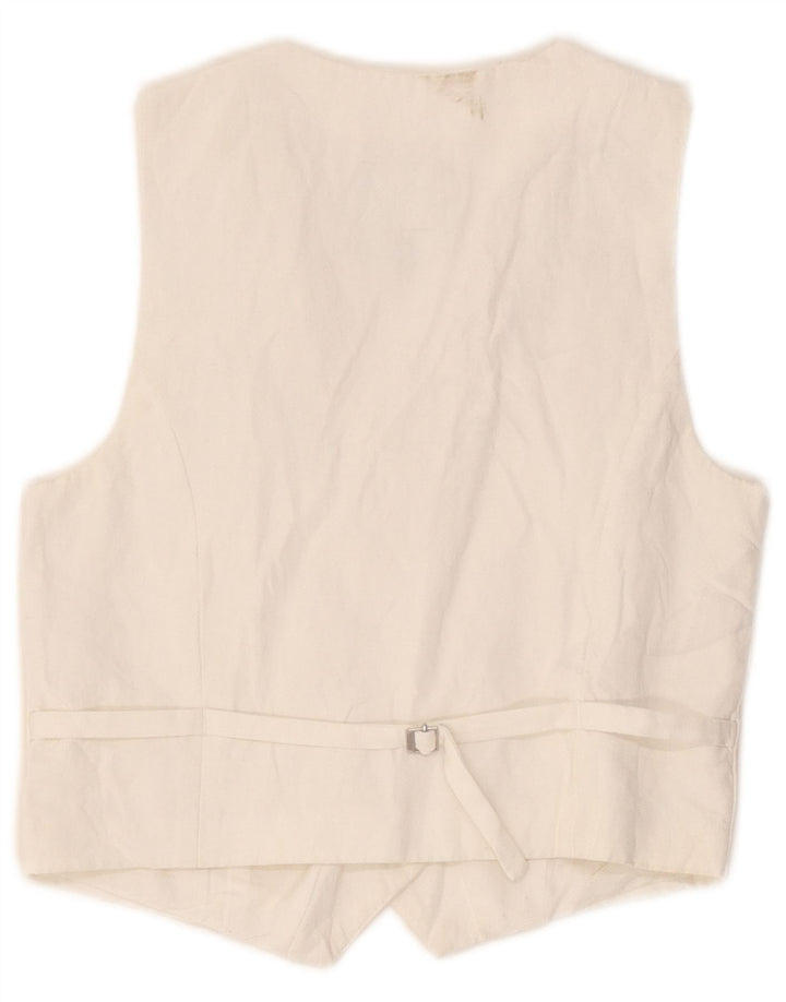 Gilet Zara da donna UK 6 XS bianco