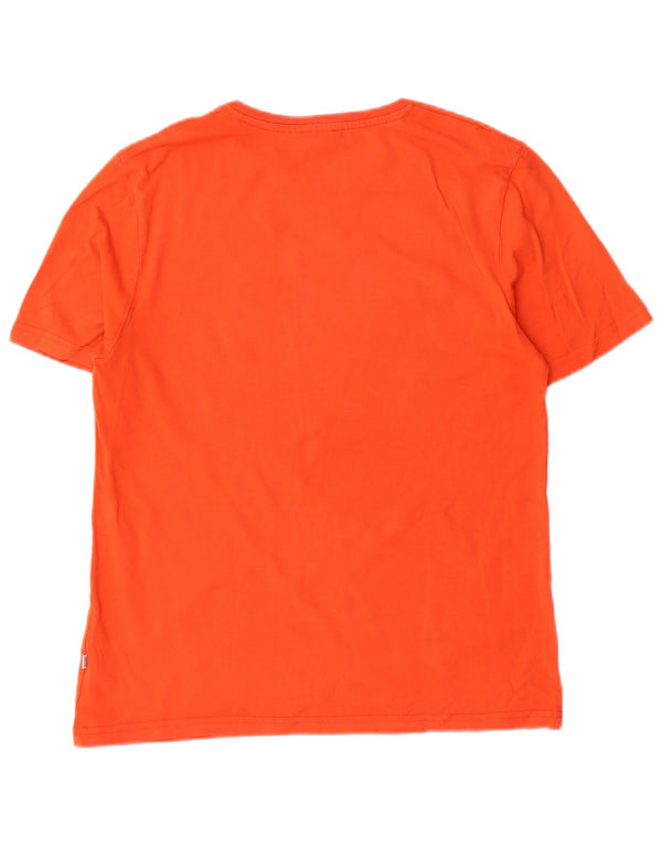 T-shirt grafica da ragazzo con vestibilità regolare Hugo Boss, 13-14 anni, piccola, arancione