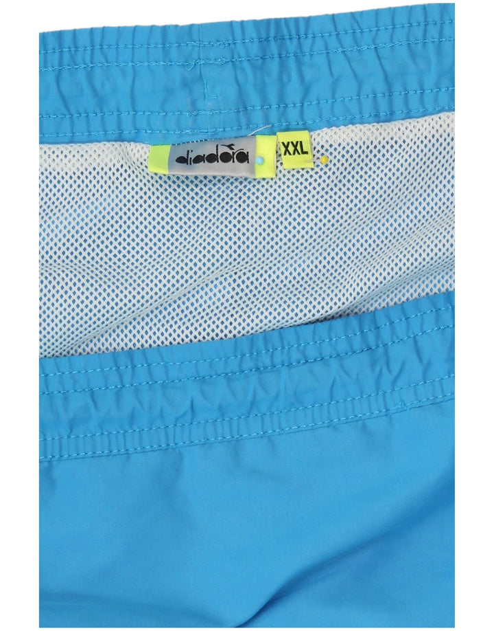 Pantaloncini da bagno uomo Diadora 2XL Blu Colourblock Poliestere