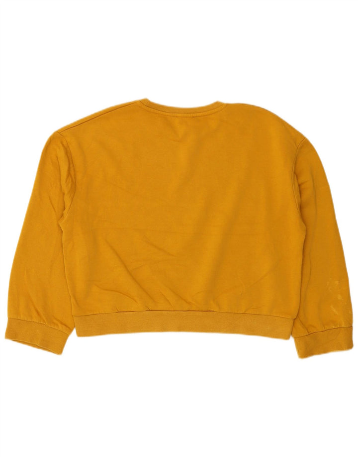 Felpa oversize da donna Zara UK 10 piccola gialla