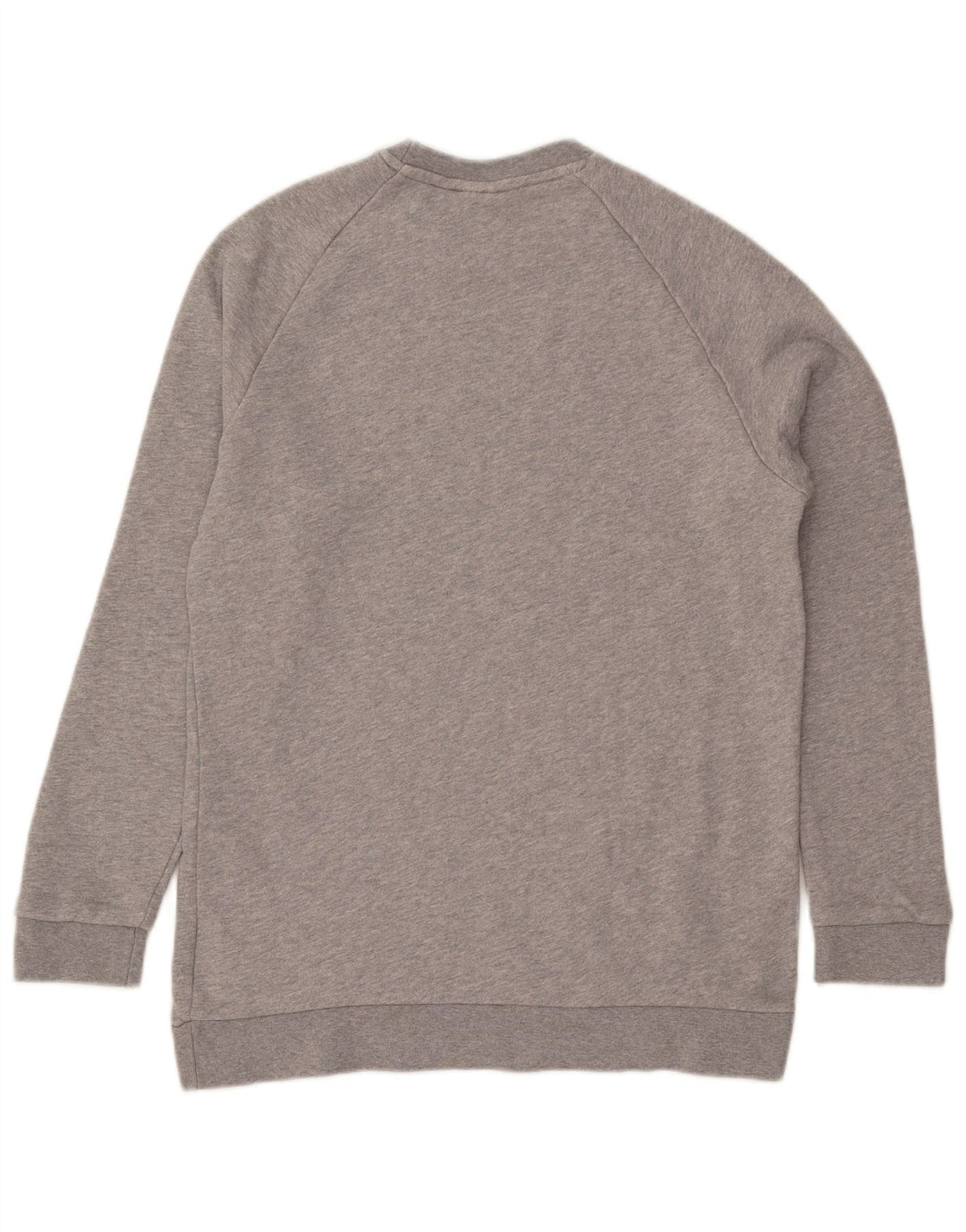 Felpa da uomo ADIDAS maglione cotone chiazzato grigio medio