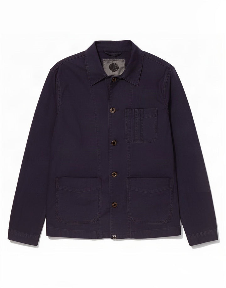 Giacca utility da uomo Pretty Green UK 40 Large in cotone blu navy