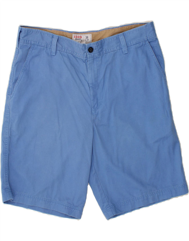 IZOD Mens Chino Shorts W38 XL  Blue Cotton Vintage Izod and Second-Hand Izod from Messina Hembry 