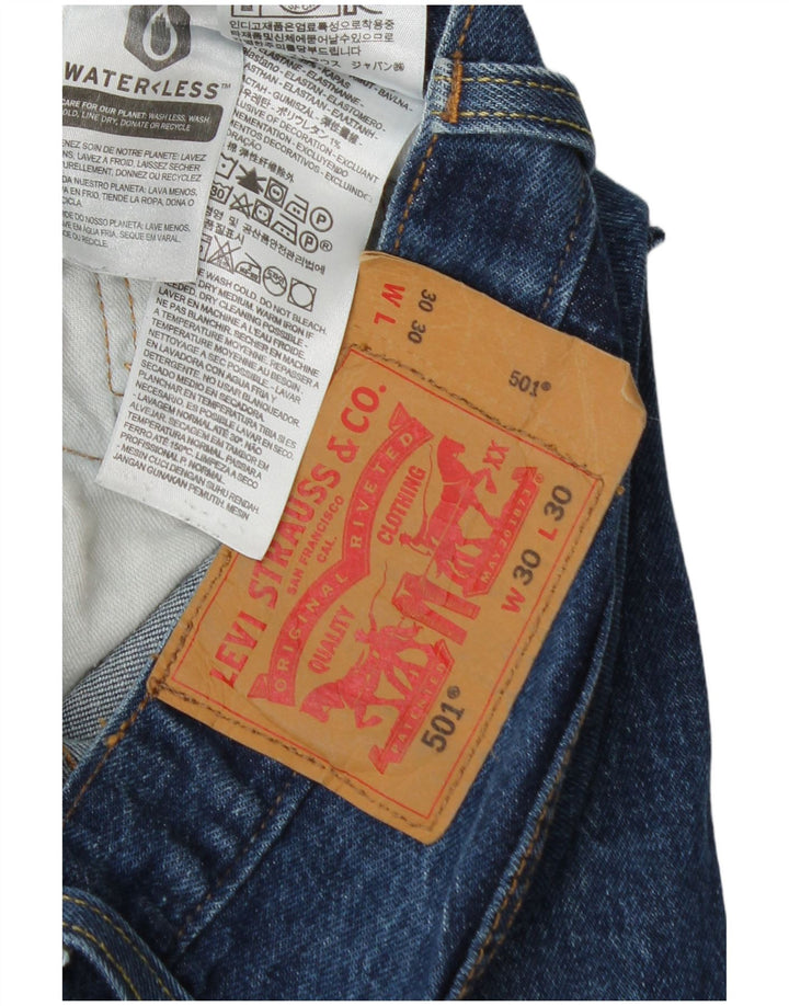 Levi's Uomo 501 Jeans dritti W30 L25 Cotone Blu
