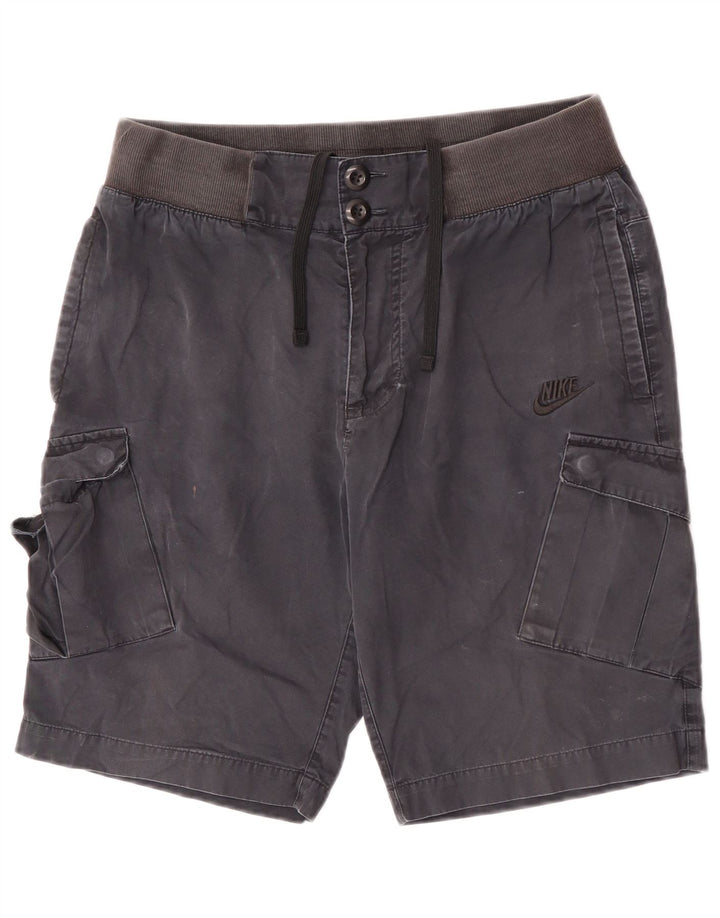 Pantaloncini cargo Nike da uomo medi W32 in cotone blu navy