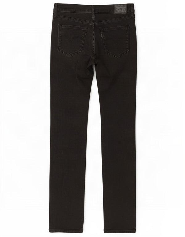 Levi's Donna 312 Shaping Slim Jeans W28 L32 Cotone Nero