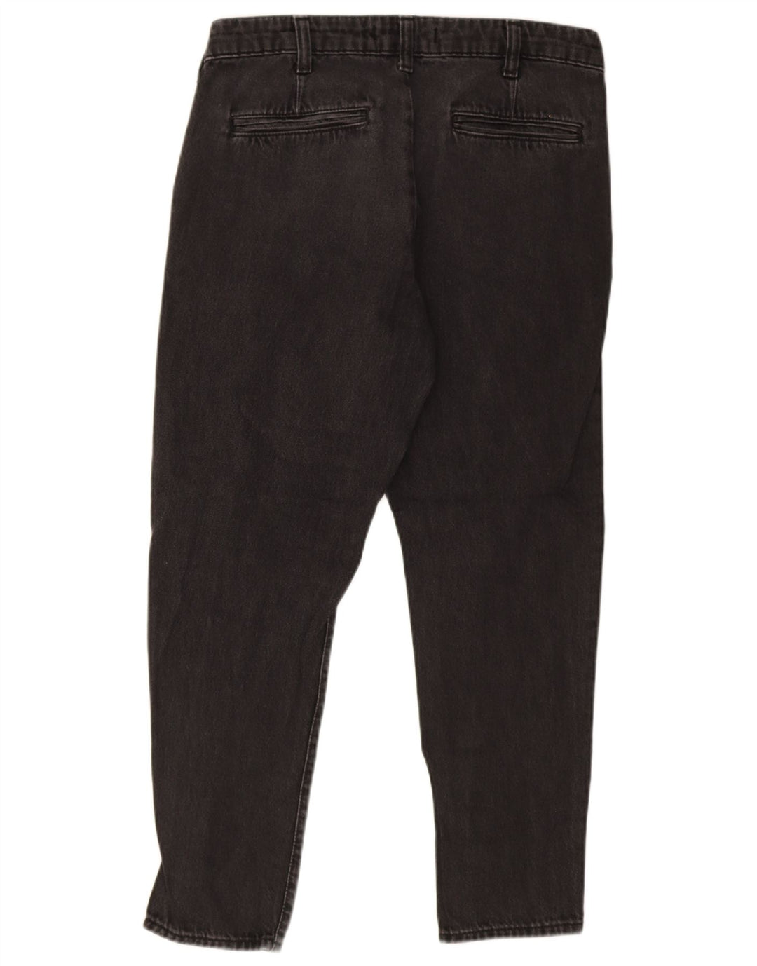 Jeans slim corti da uomo Zara EU 40 medio W31 L27 cotone nero