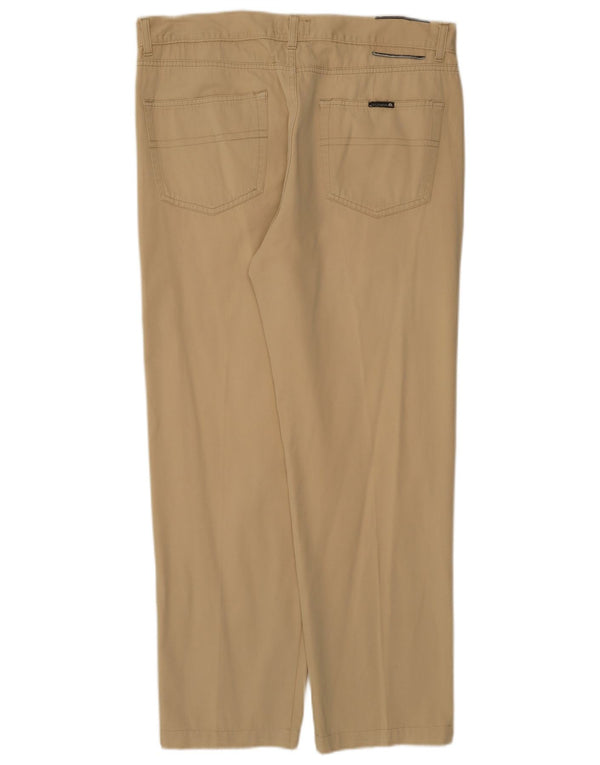 Pantaloni Casual Dritti Uomo Trussardi IT 54 2XL W40 L29 Cotone Kaki