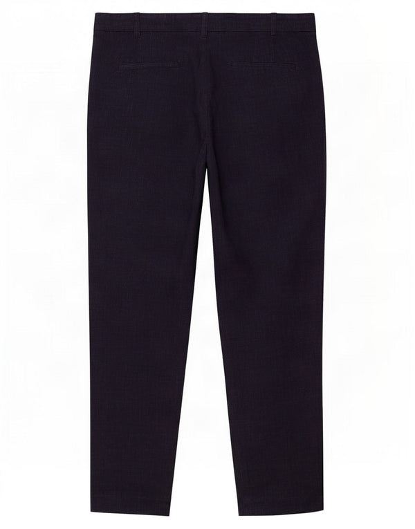 Pantaloni chino dritti da donna Zara EU 38 Small W28 L26 Blu navy