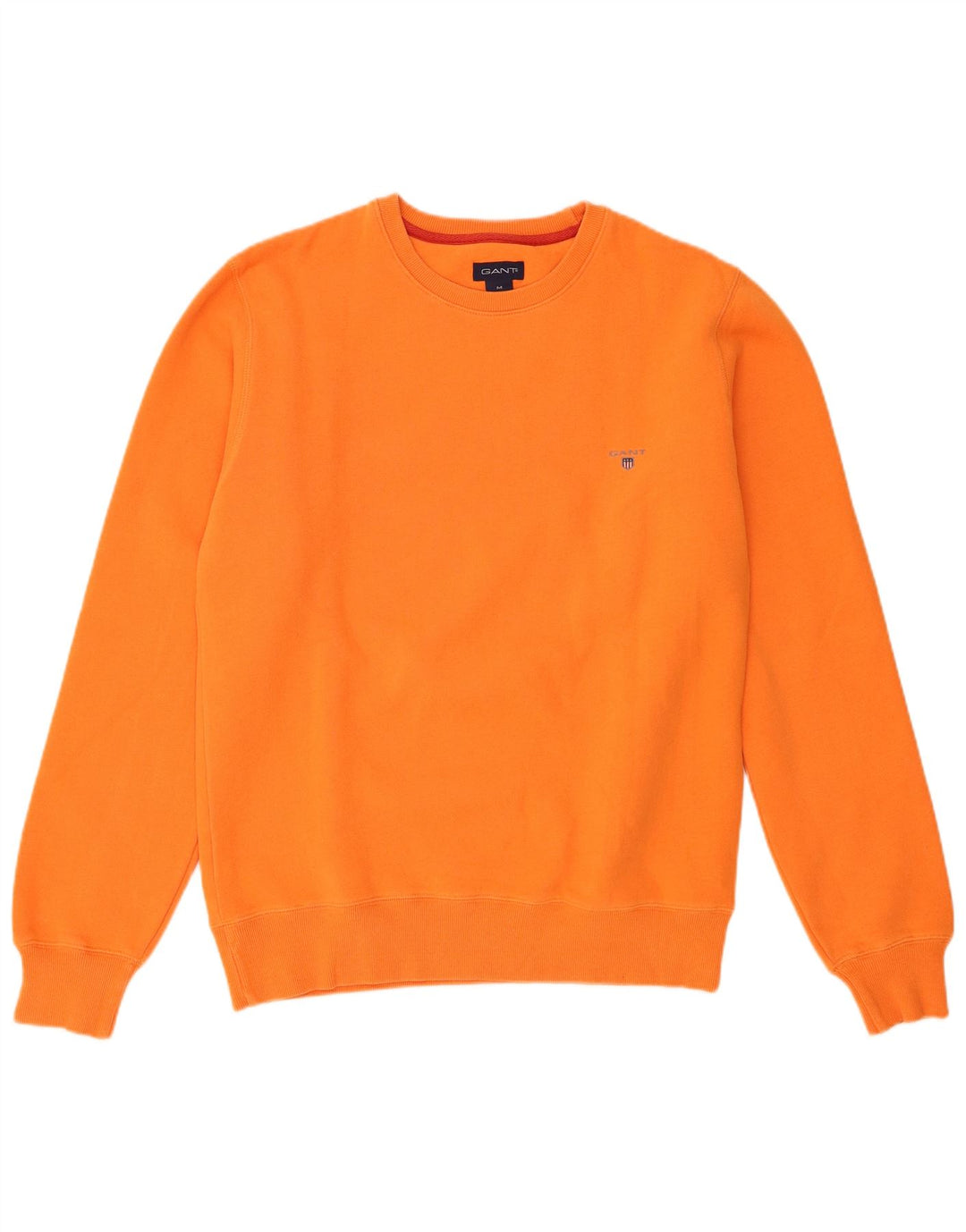 Gant Felpa da uomo Maglione in cotone arancione medio