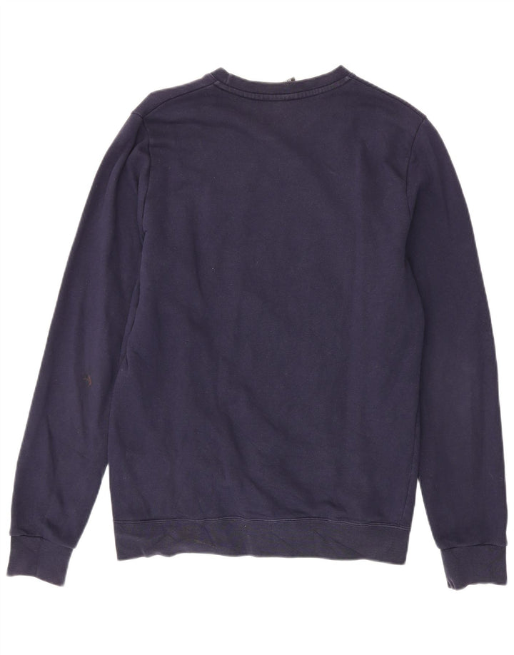 Felpa grafica da uomo Starter Maglione medio in cotone blu navy