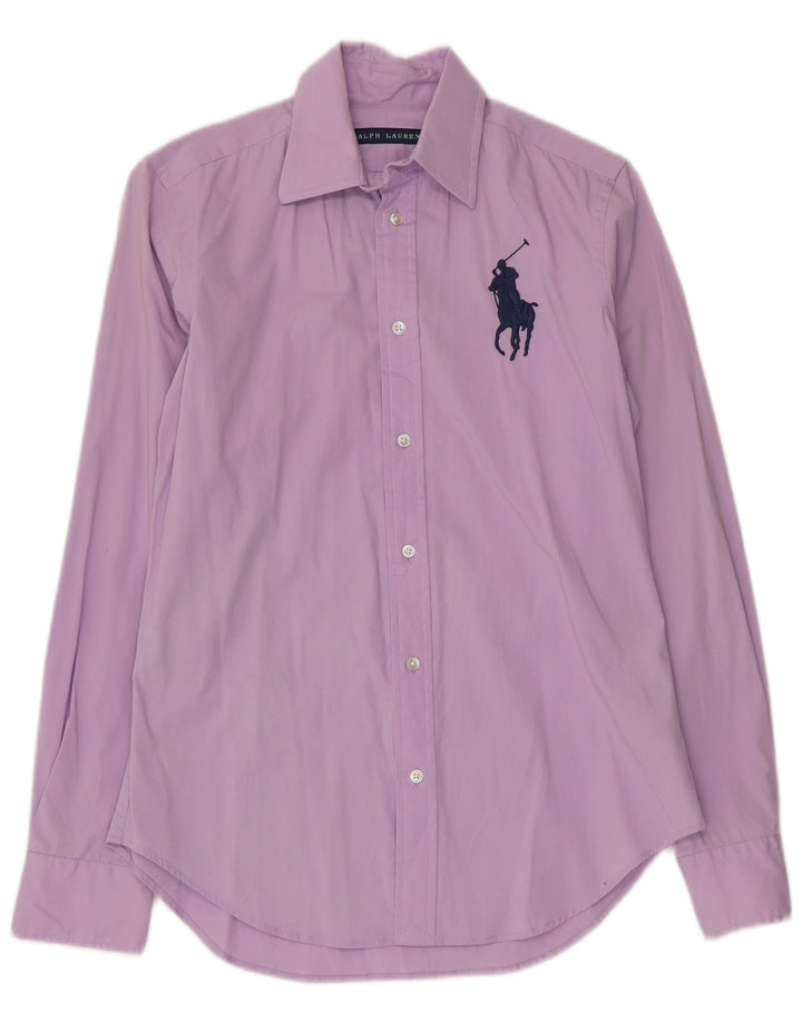 Camicia da donna Ralph Lauren US 6 cotone viola medio
