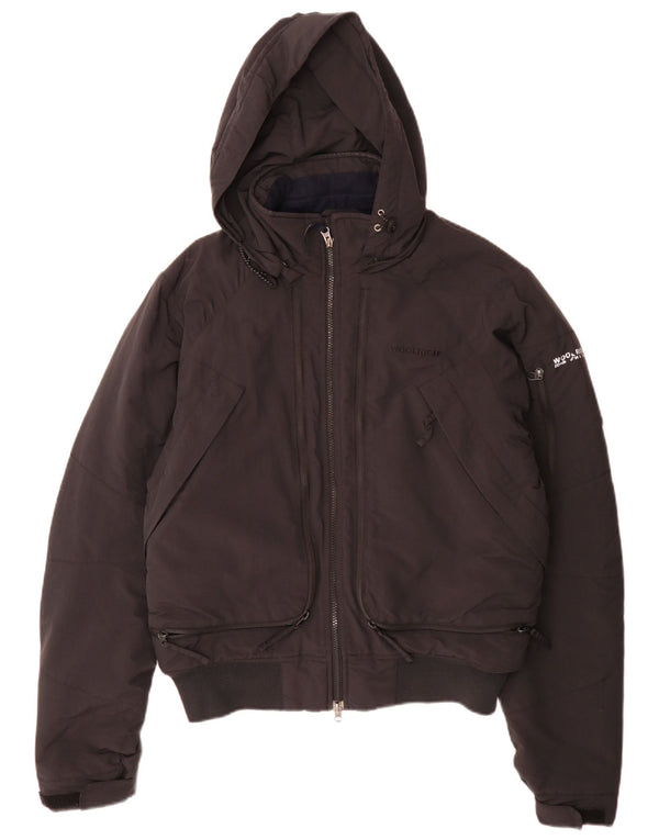 Giacca imbottita bomber con cappuccio da uomo Woolrich UK 38 media nera