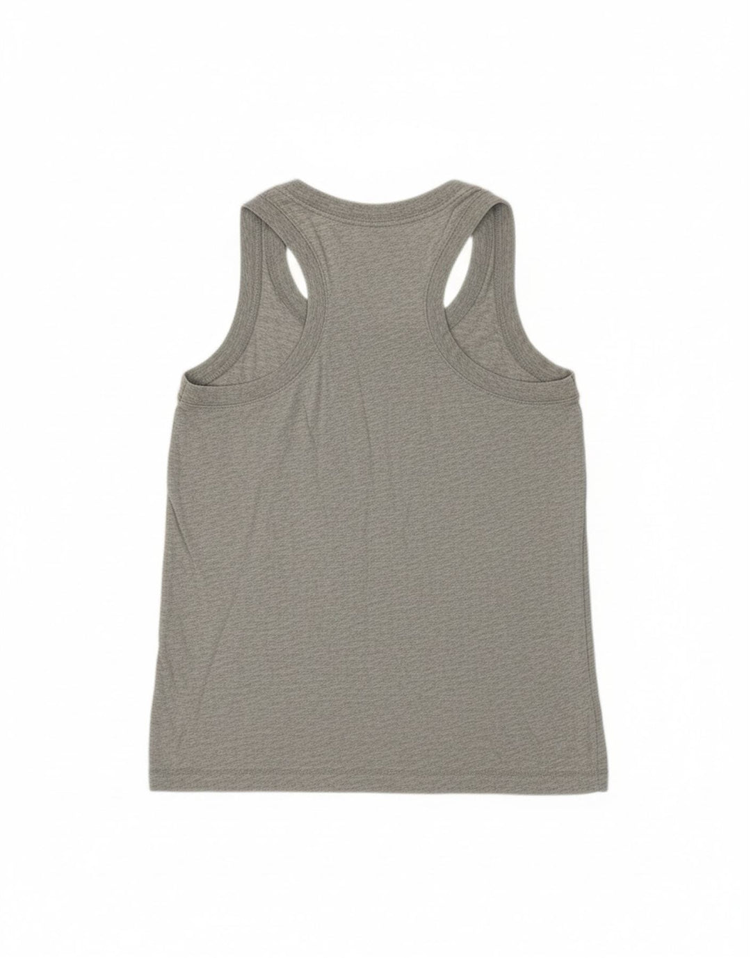 NIKE Womens Graphic Vest Top UK 10 Small Grey Polyester