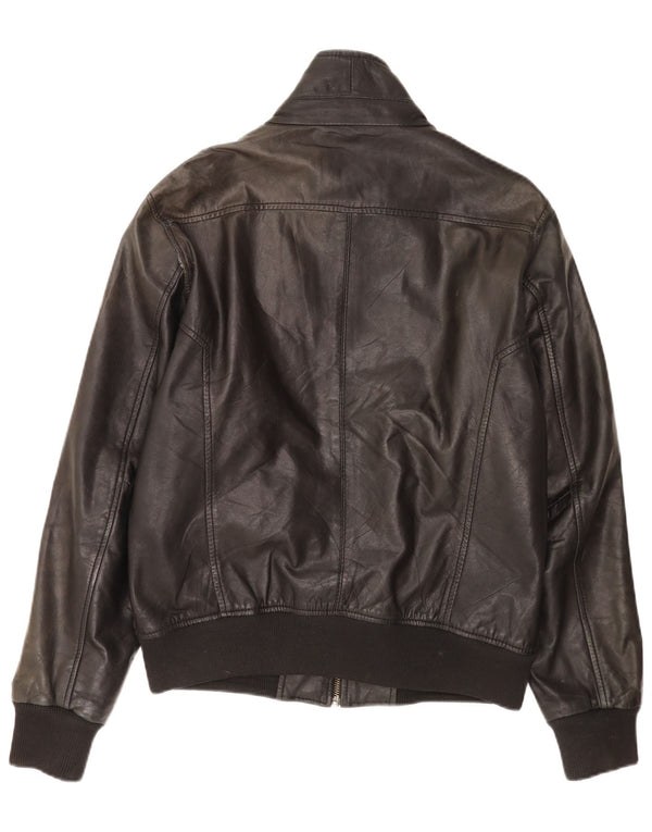 Giacca in pelle da uomo Bomboogie UK 42 XL Pelle nera