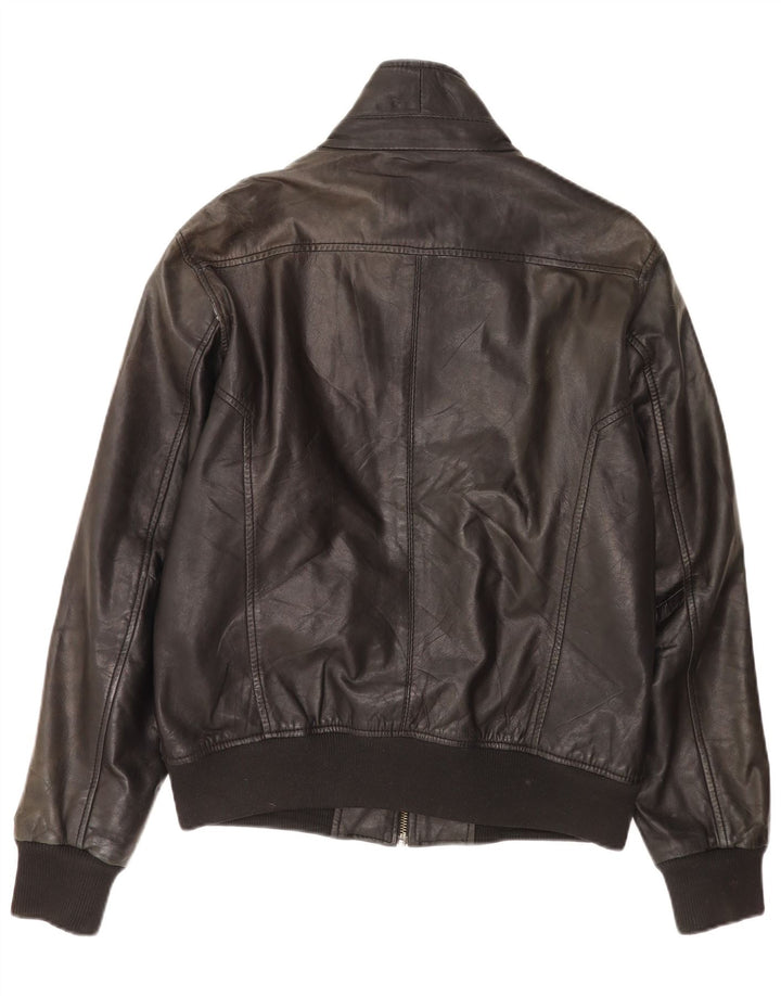 Giacca in pelle da uomo Bomboogie UK 42 XL Pelle nera