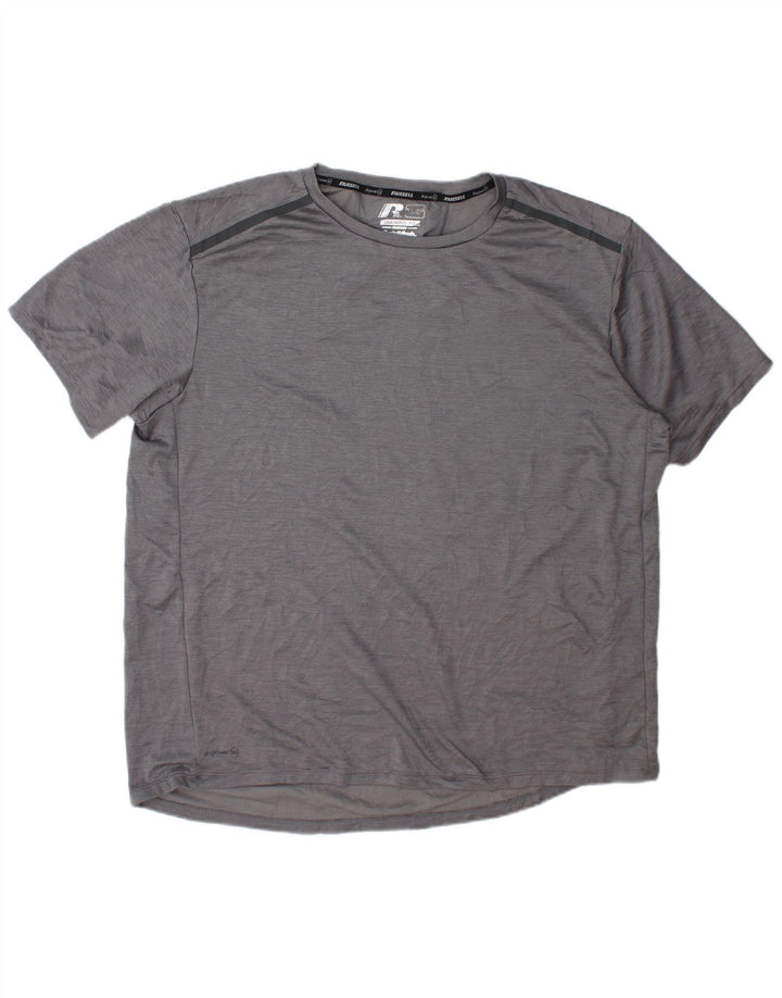 RUSSELL ATHLETIC Maglietta da uomo Dri-Power Top XL Poliestere grigio