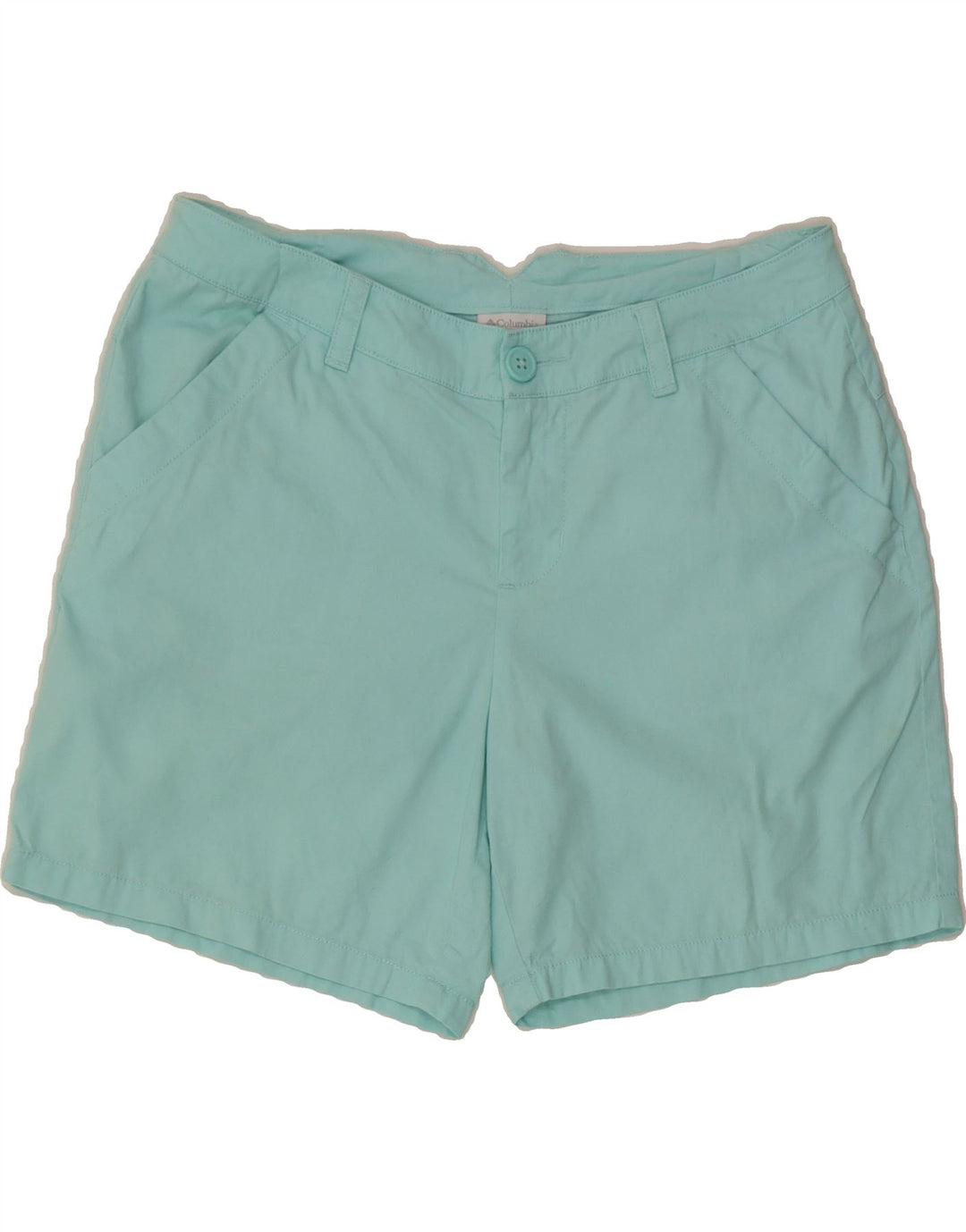 COLUMBIA Womens Chino Shorts US 8 Medium W30  Turquoise Cotton Vintage Columbia and Second-Hand Columbia from Messina Hembry 