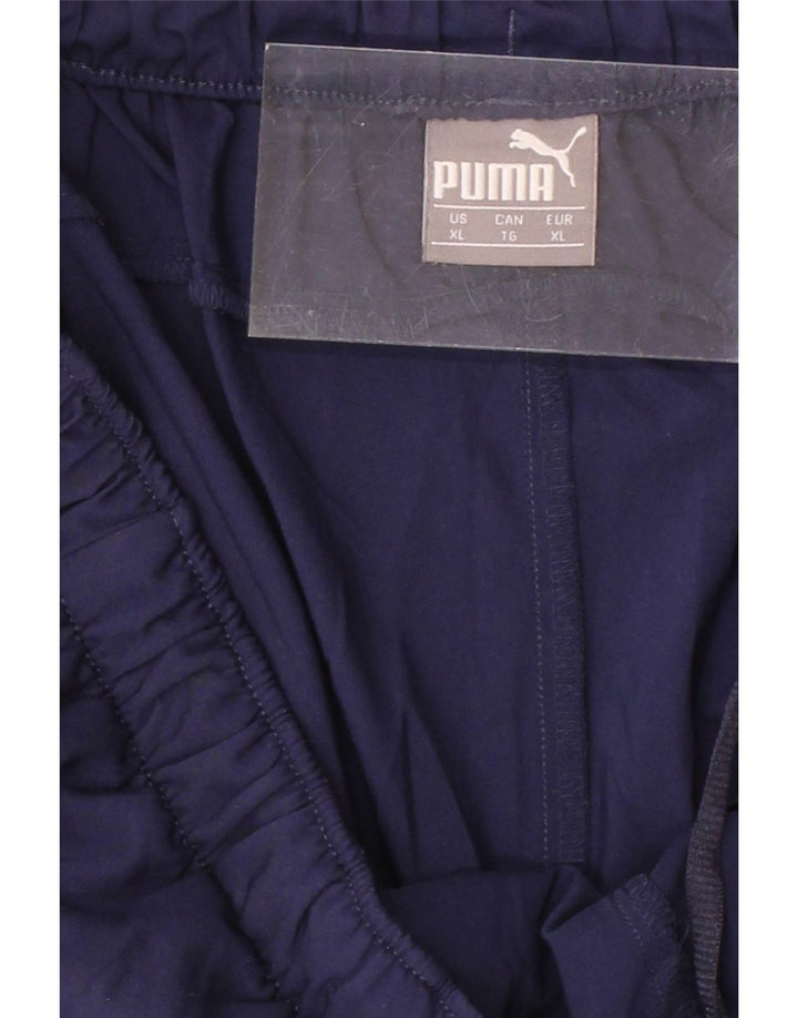 PUMA Mens Sport Shorts XL Navy Blue Vintage Puma and Second-Hand Puma from Messina Hembry 