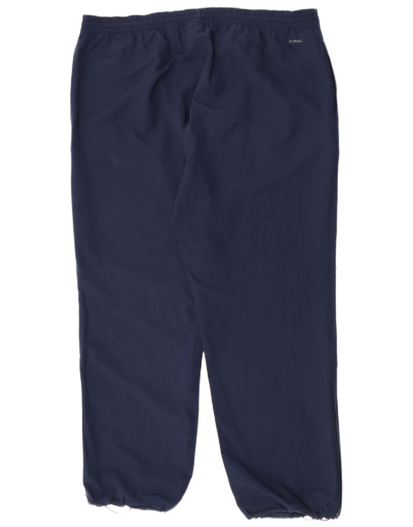 Pantaloni da tuta Adidas Climalite da uomo 2XL poliestere blu navy