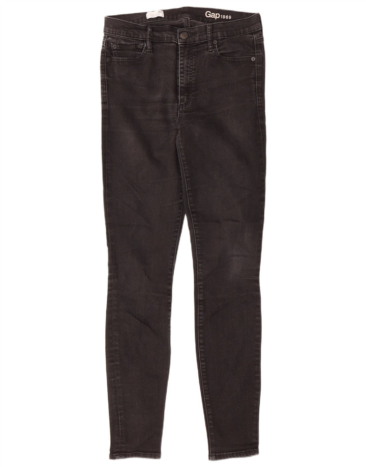 GAP Womens Resolution Skinny Jeans W30 L31 Black Cotton