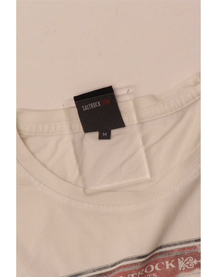 T-shirt grafica da uomo Saltrock Top bianco medio
