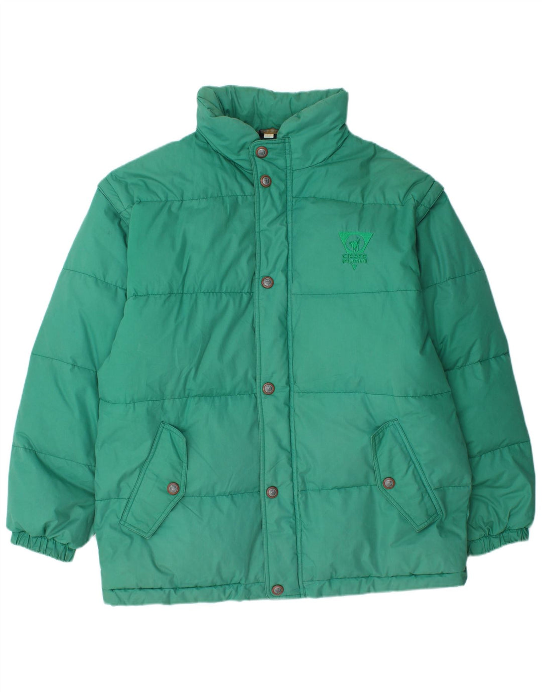 Ciesse Piumini Piumino Uomo con Cappuccio IT 52 Large Verde Poliestere Moderno