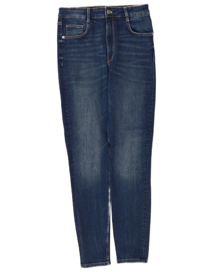 Jeans slim da donna Zara EU 40 medio W30 L28 cotone blu