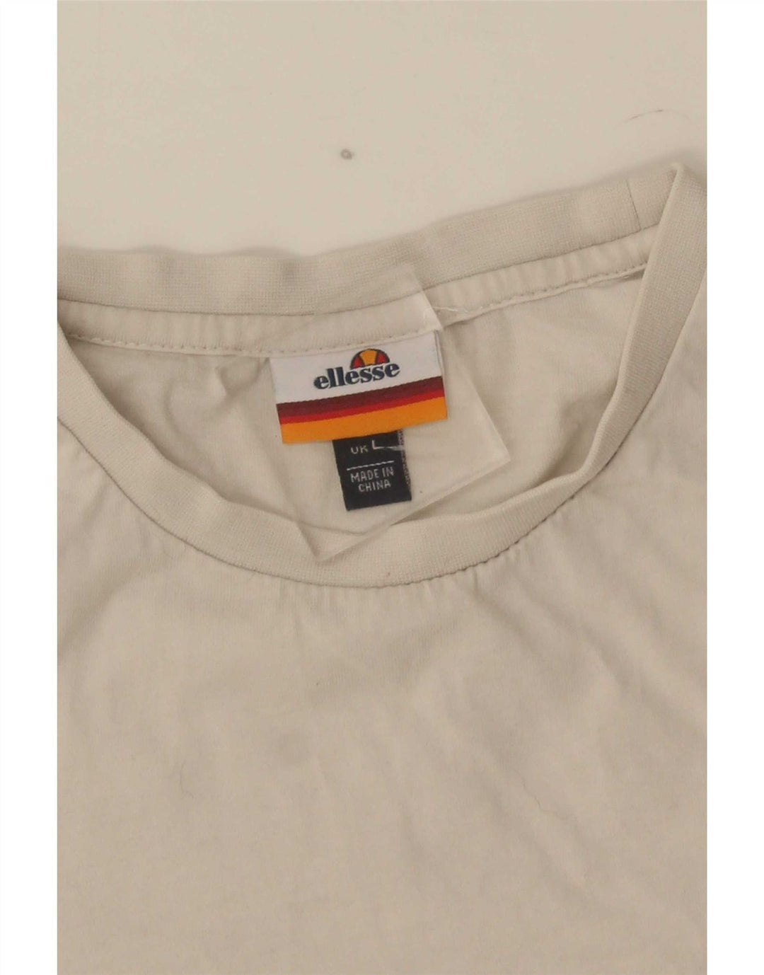 T-shirt grafica da uomo Ellesse Top grande bianca