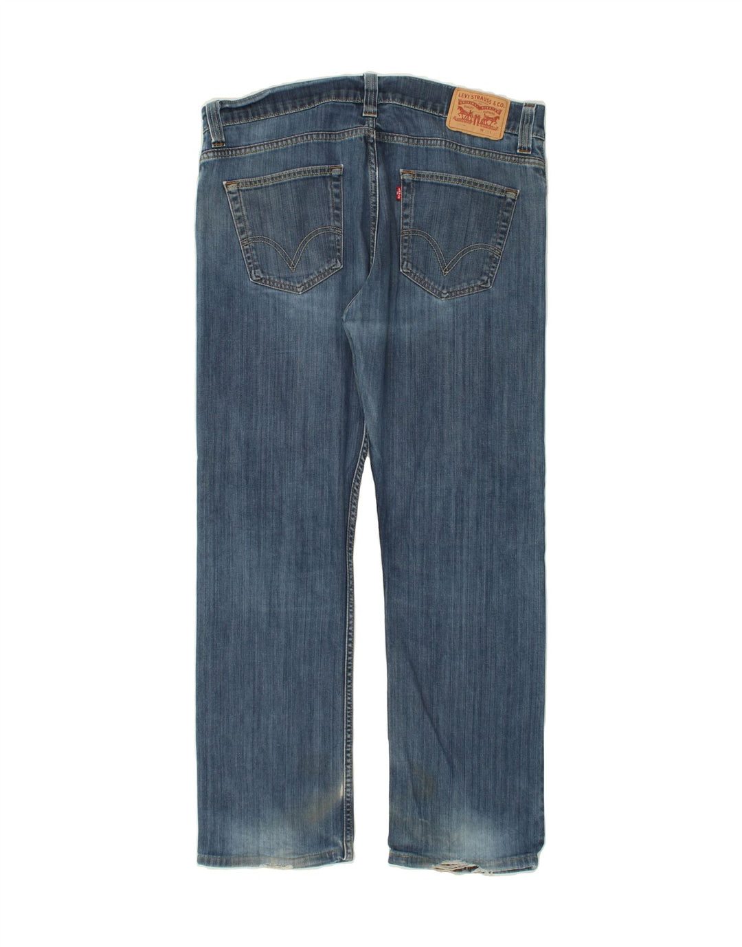 Jeans dritti da uomo LEVI'S W38 L32 in cotone blu