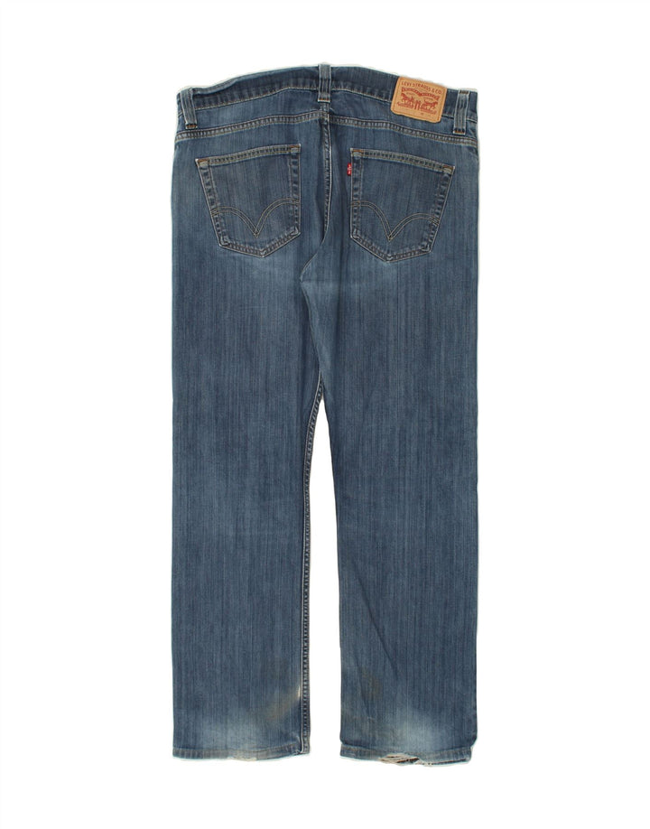Jeans dritti da uomo LEVI'S W38 L32 in cotone blu