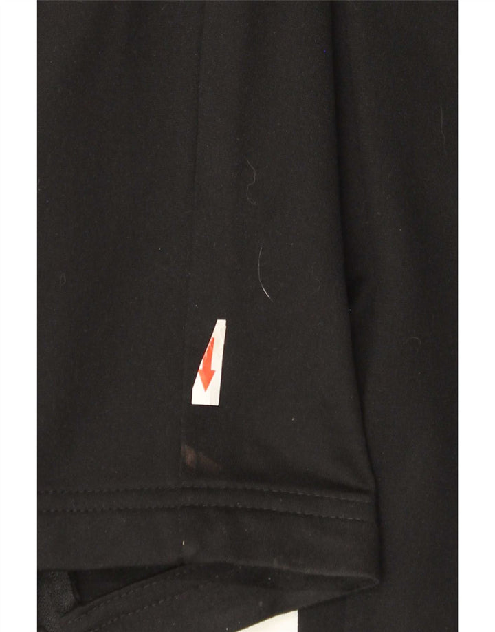 Pantaloni da tuta da uomo Adidas UK 42/44 Large Nero Poliestere