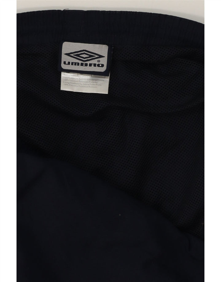 UMBRO Pantaloncini da bagno grafici da uomo medio blu navy in poliestere color block