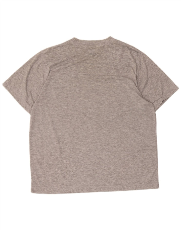 T-shirt da uomo L.L.Bean Top in poliestere chiazzato grigio medio