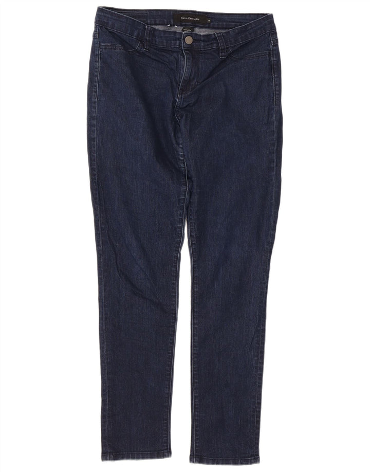 Jeans slim da donna Calvin Klein Jeans US 10 medio W32 L29 cotone blu navy