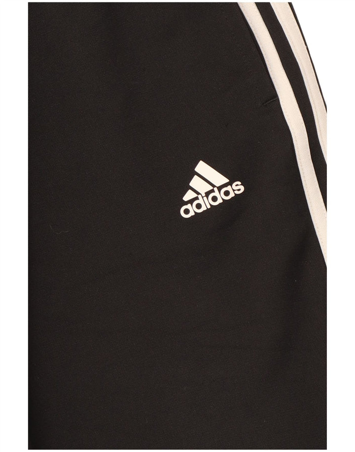 ADIDAS Mens Tracksuit Trousers Medium  Black Polyester