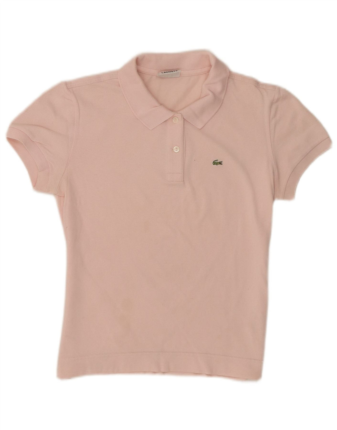 Polo da donna Lacoste taglia 42 grande in cotone rosa