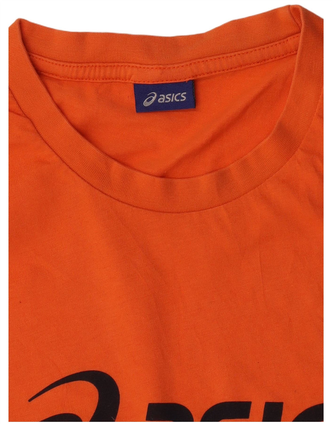 T-shirt grafica da uomo Asics Top XL in cotone arancione